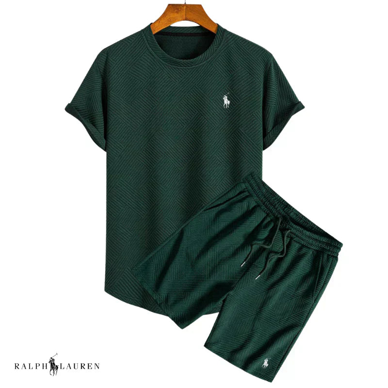 Conjunto de Camiseta y Pantalones Cortos para Hombre
