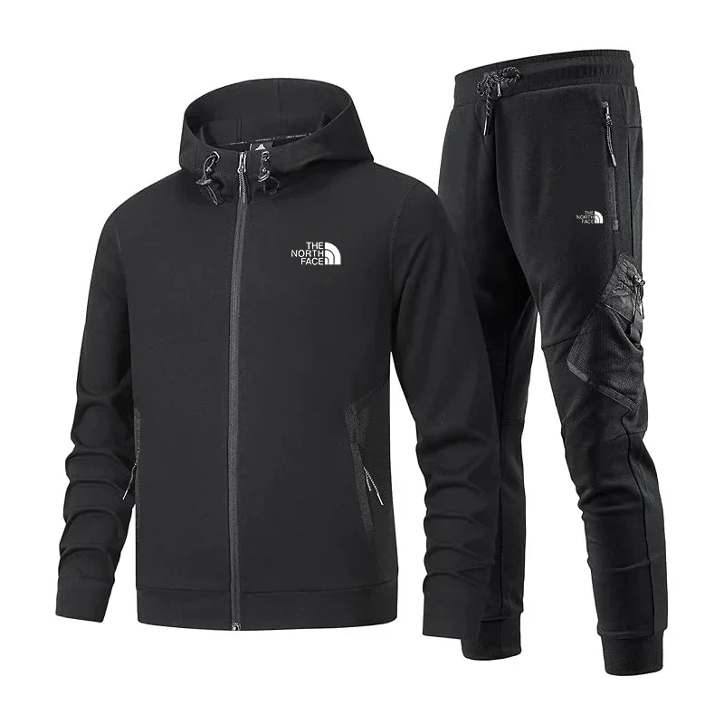 Sudadera con Capucha de Manga Larga, Conjunto de Chándal, Casa Serrano