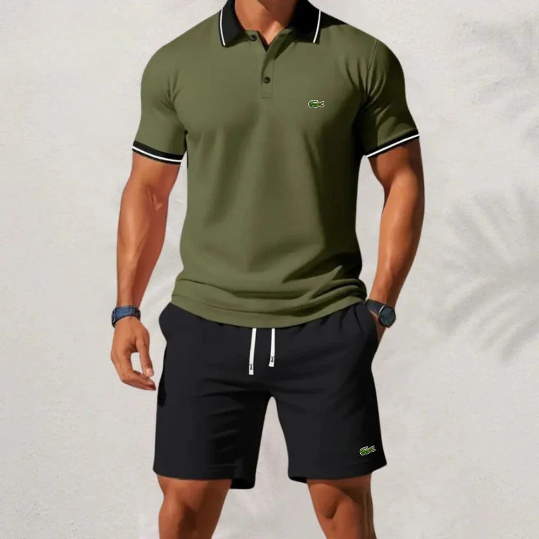 Conjunto de Polo y Pantalones Cortos