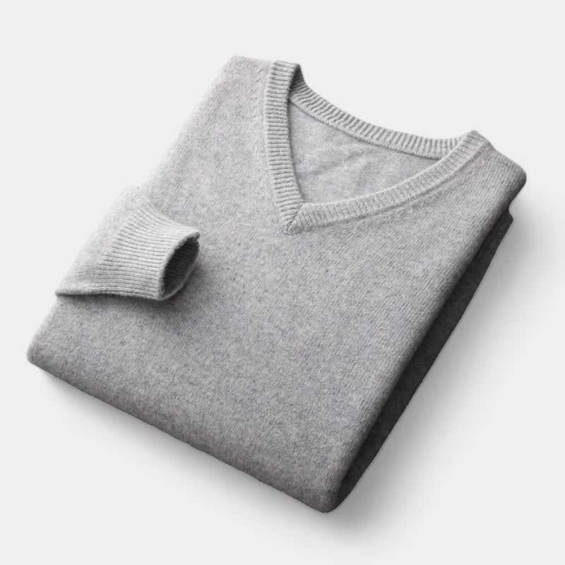 Suéter con cuello en V