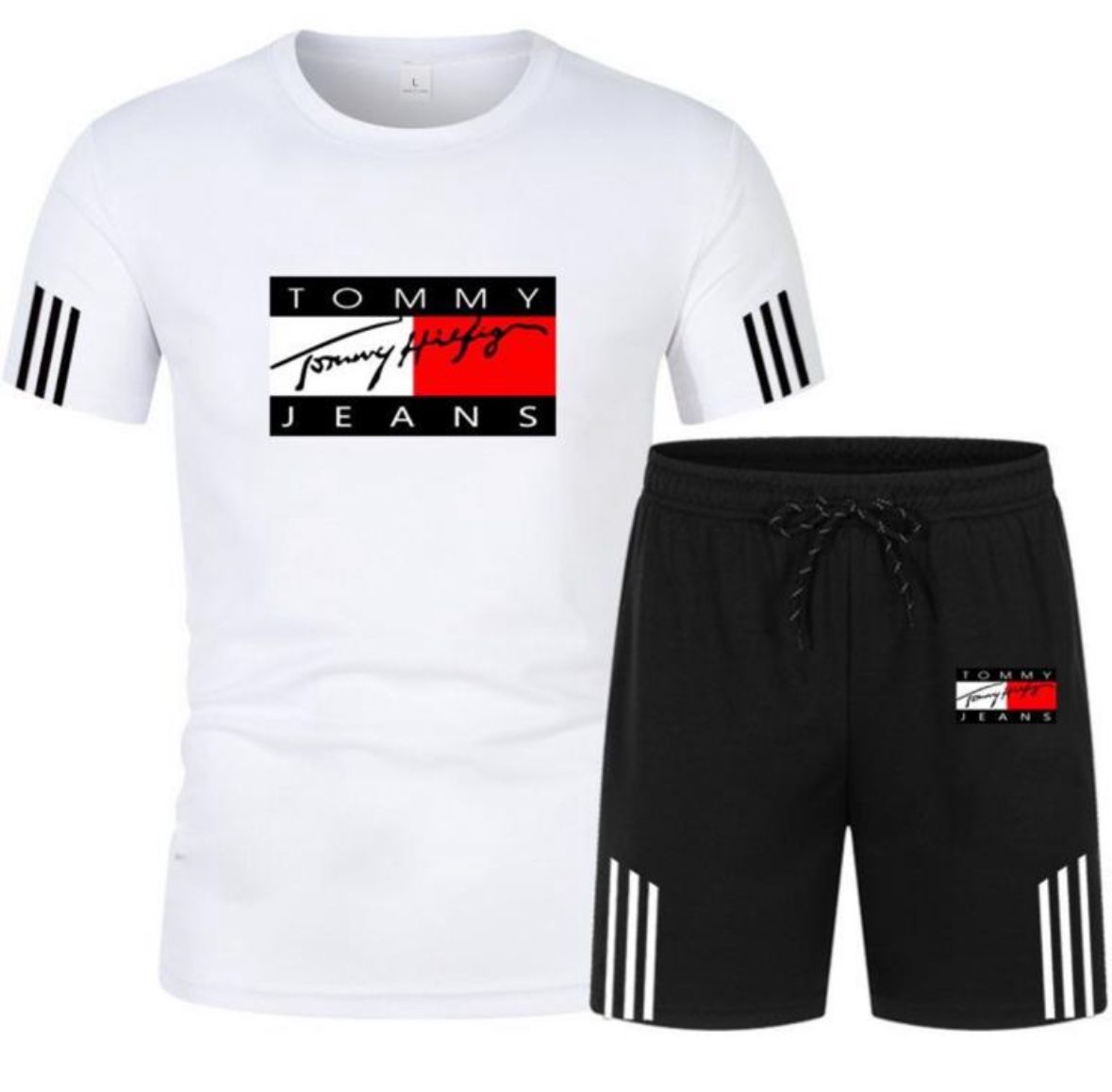 Conjunto de Camiseta y Pantalones Cortos para Hombre