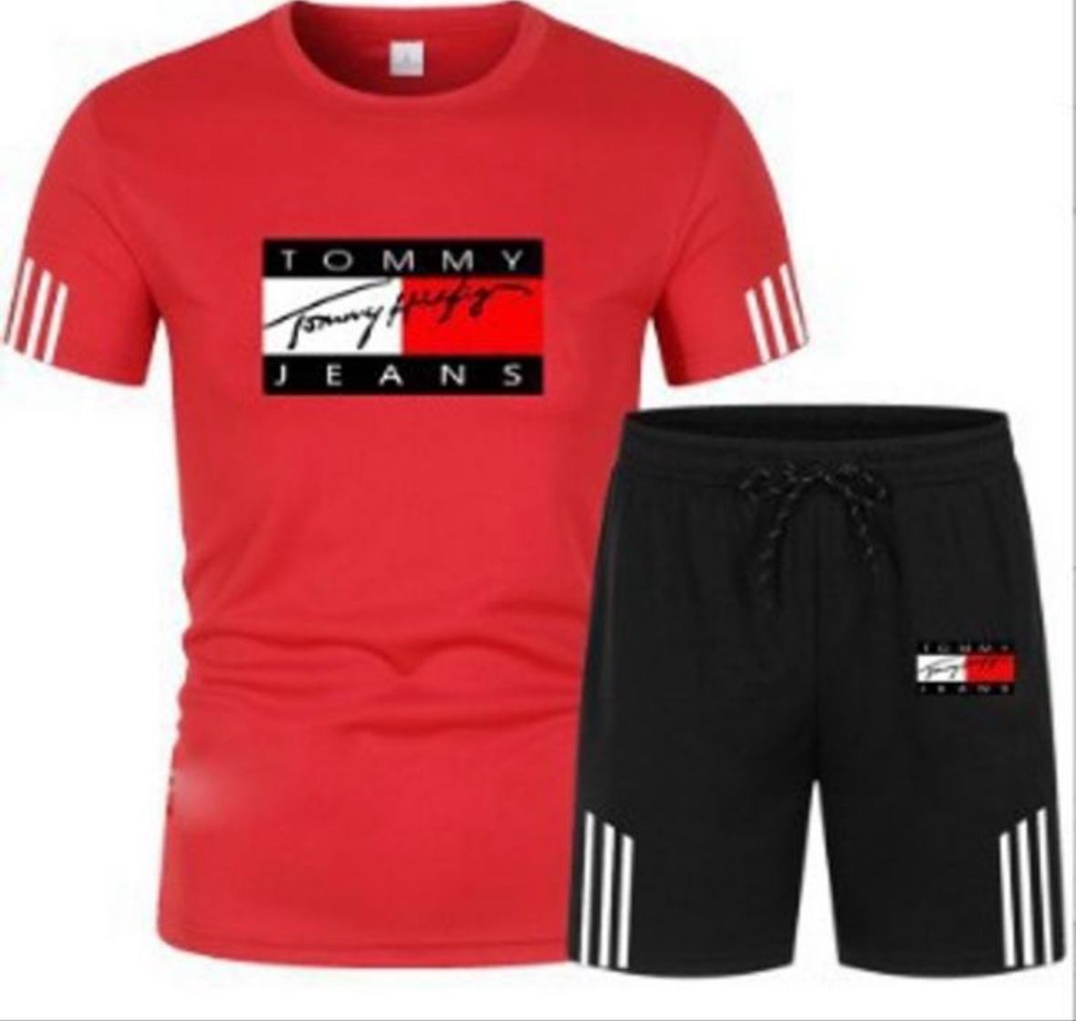 Conjunto de Camiseta y Pantalones Cortos para Hombre