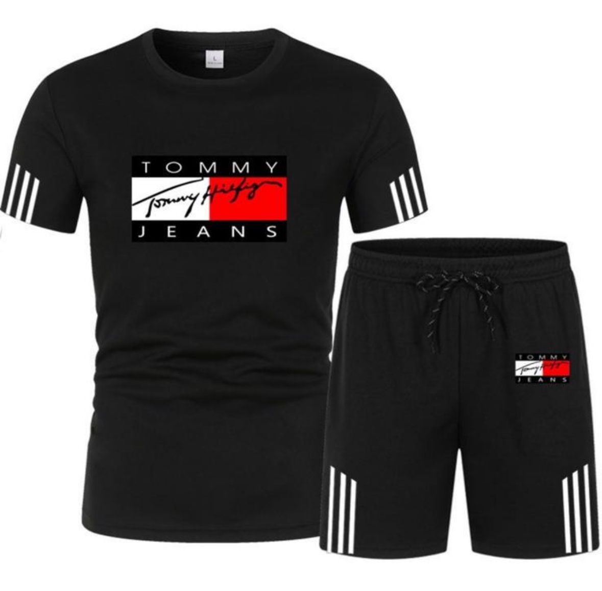 Conjunto de Camiseta y Pantalones Cortos para Hombre