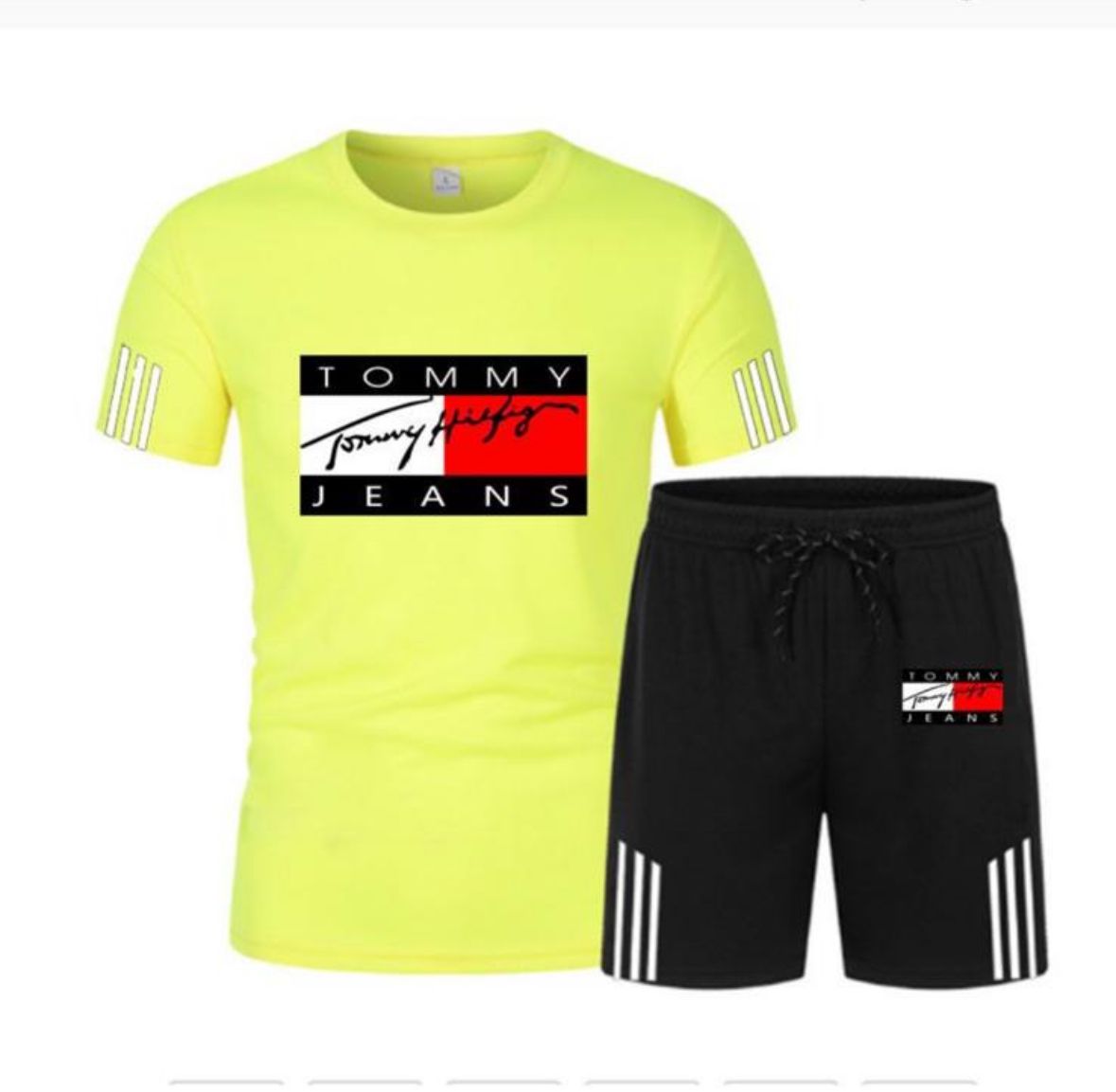 Conjunto de Camiseta y Pantalones Cortos para Hombre
