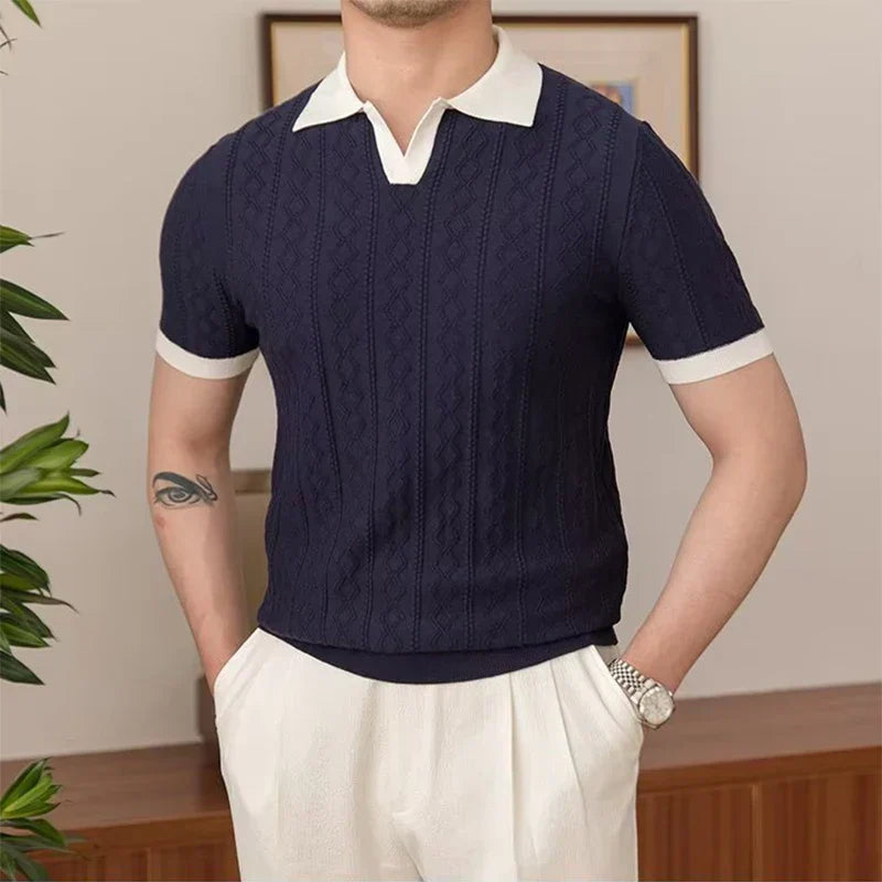 Camisa Polo Jacquard